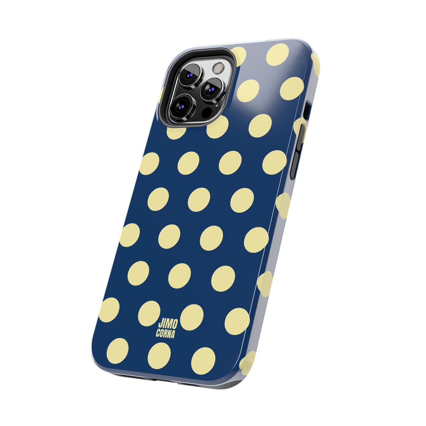Big Polka Dot | Blue and Cream