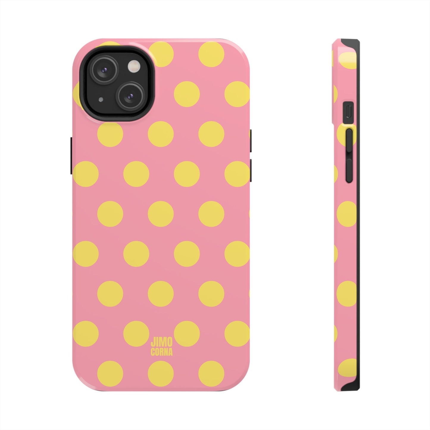 Big Polka Dot | Pink and Yellow