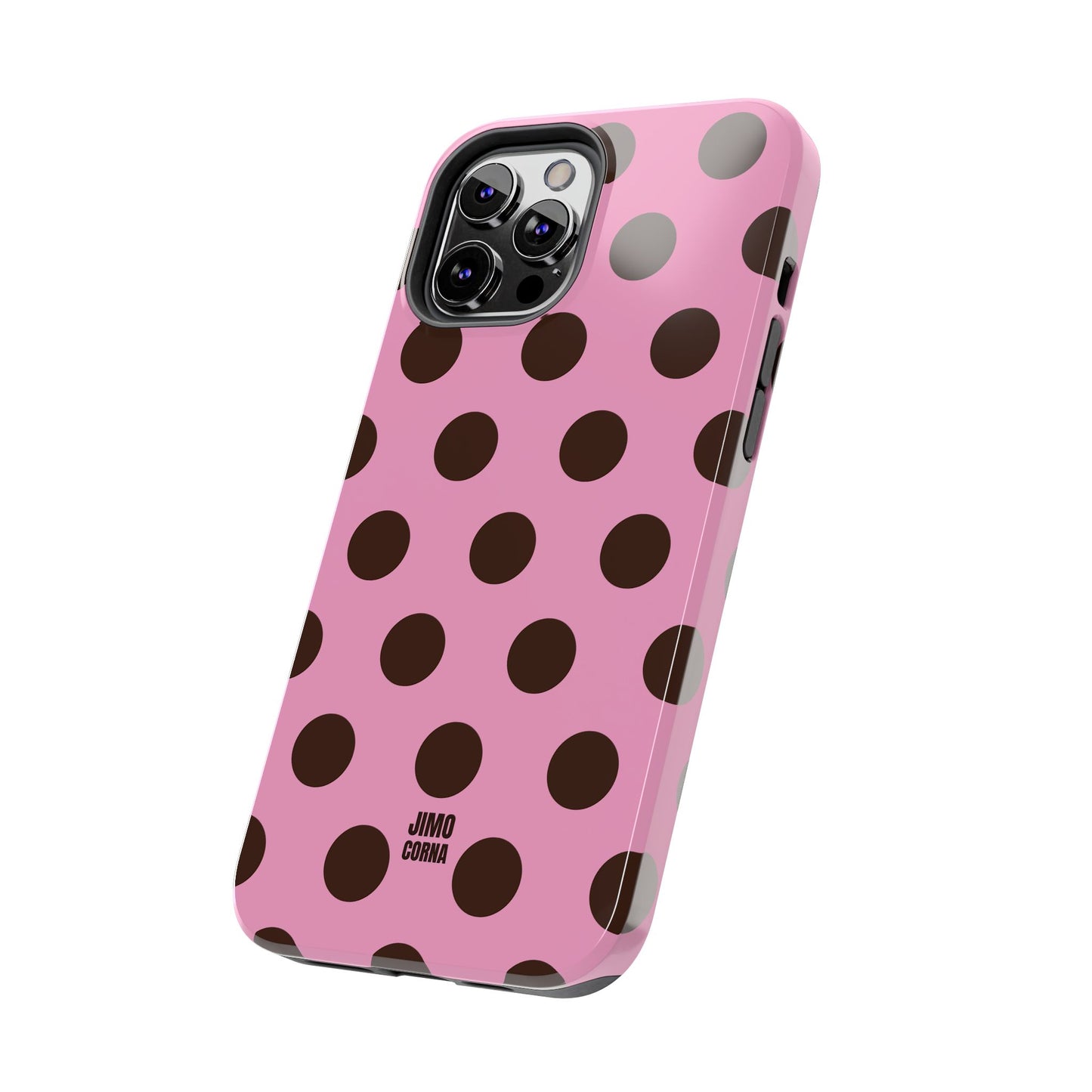 Big Polka Dot | Pink and Brown