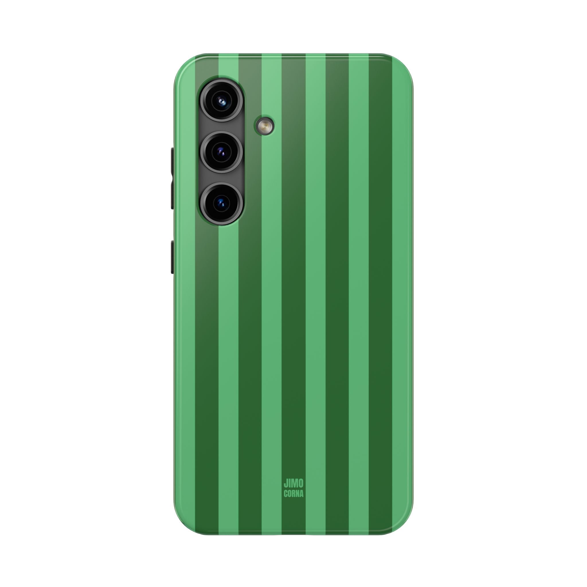 Olive Green Bold Stripes
