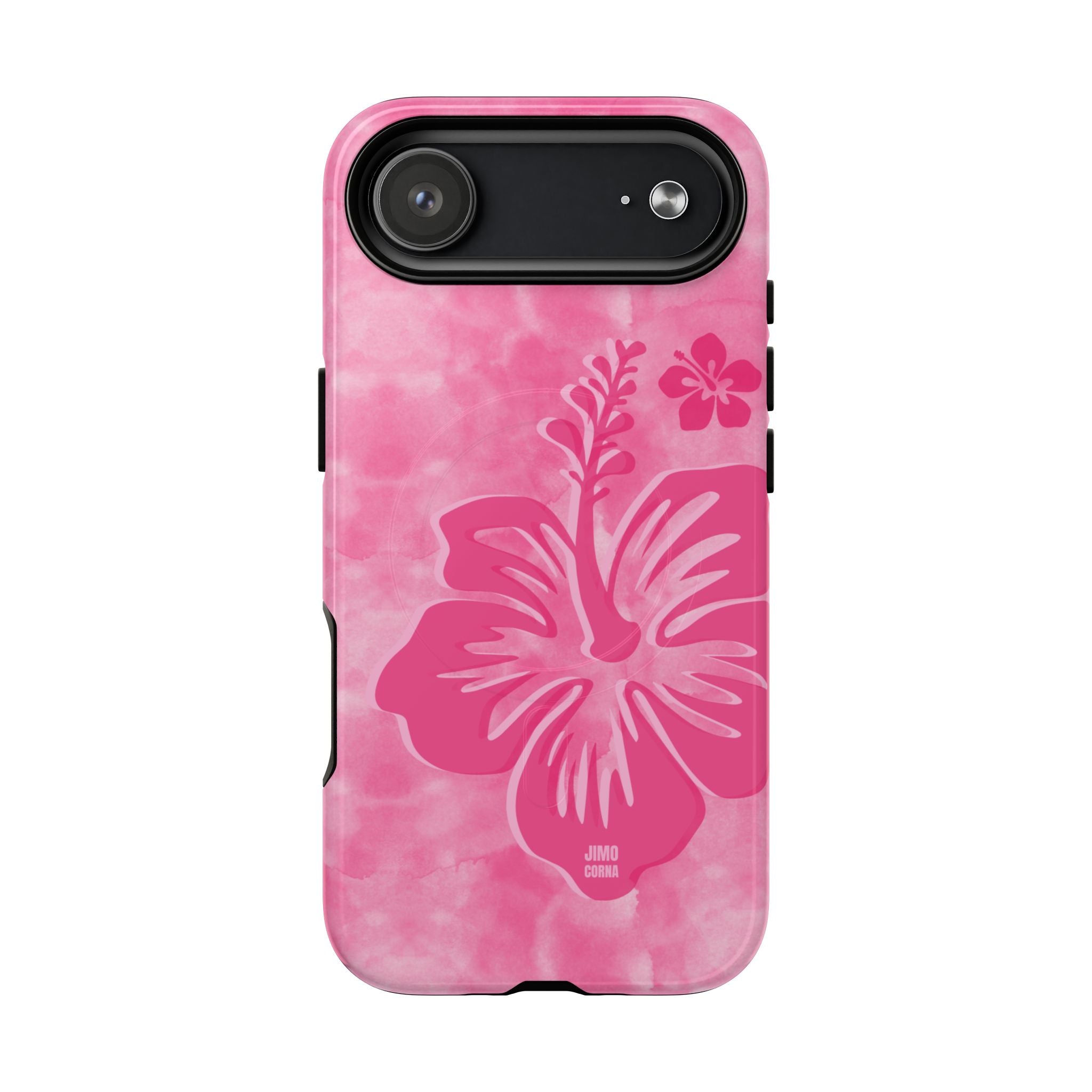 Pink Tie-Dye Hibiscus