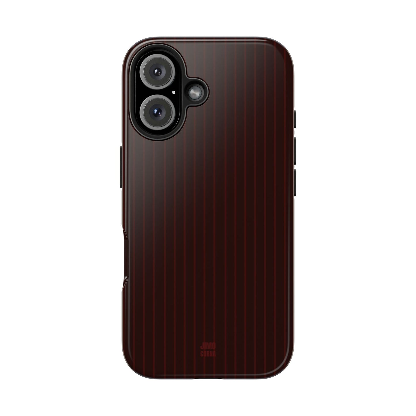 Dark Cherry Red Soft Striped