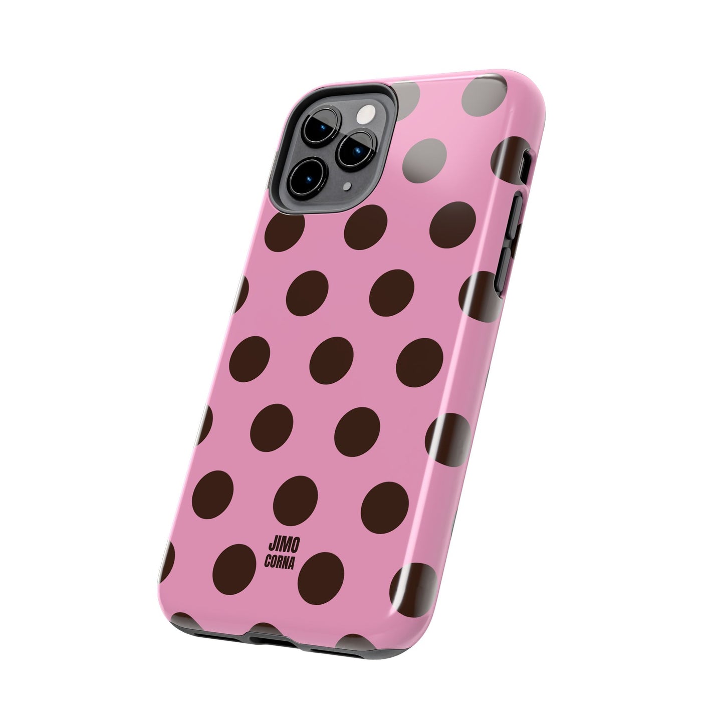 Big Polka Dot | Pink and Brown