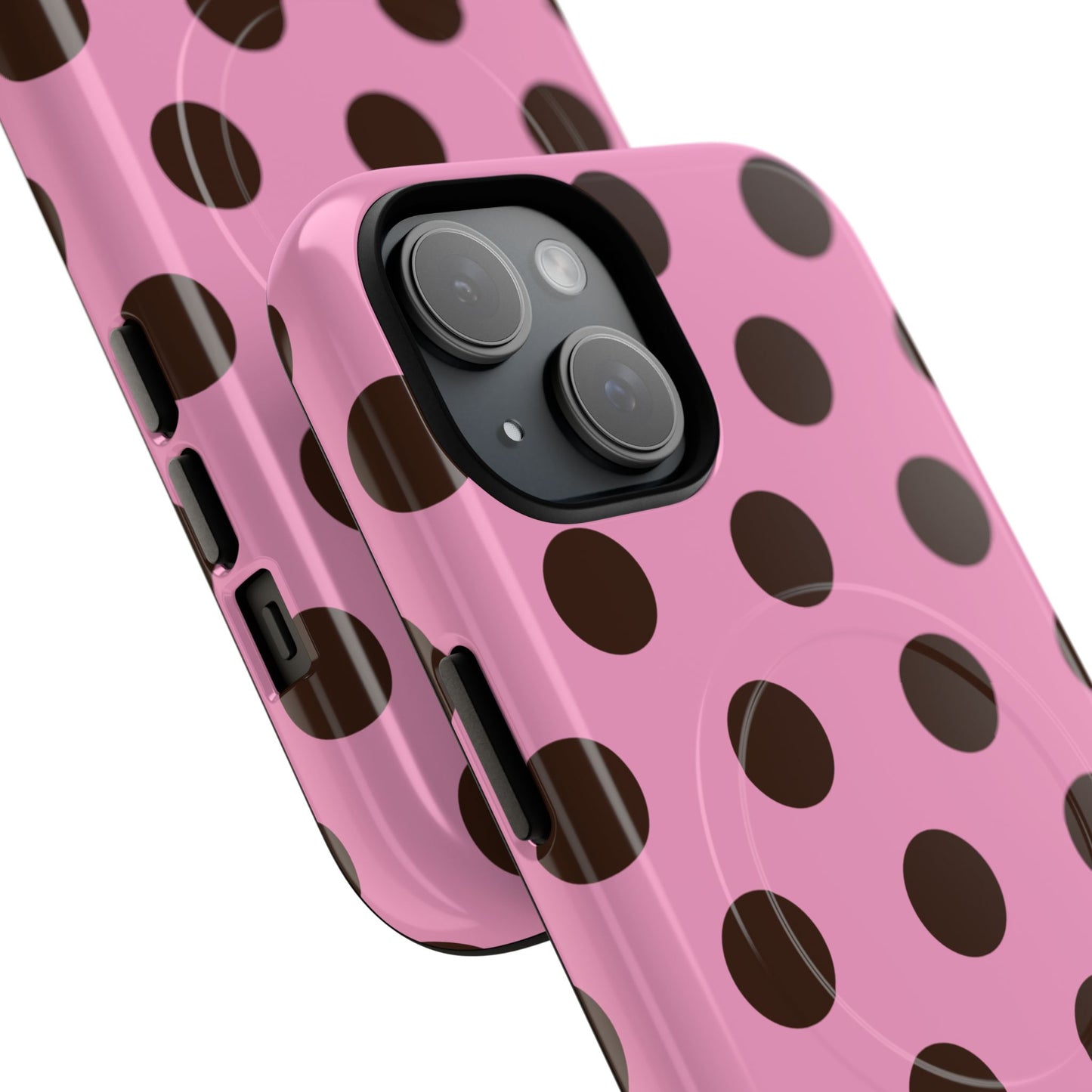 Big Polka Dot | Pink and Brown