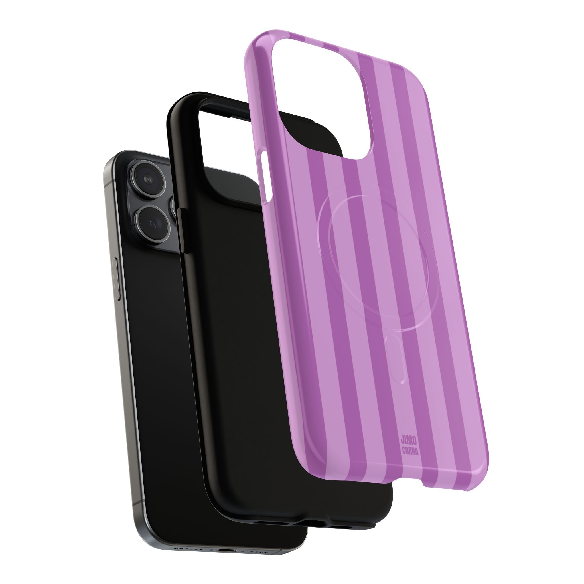 Plum Bold Stripes