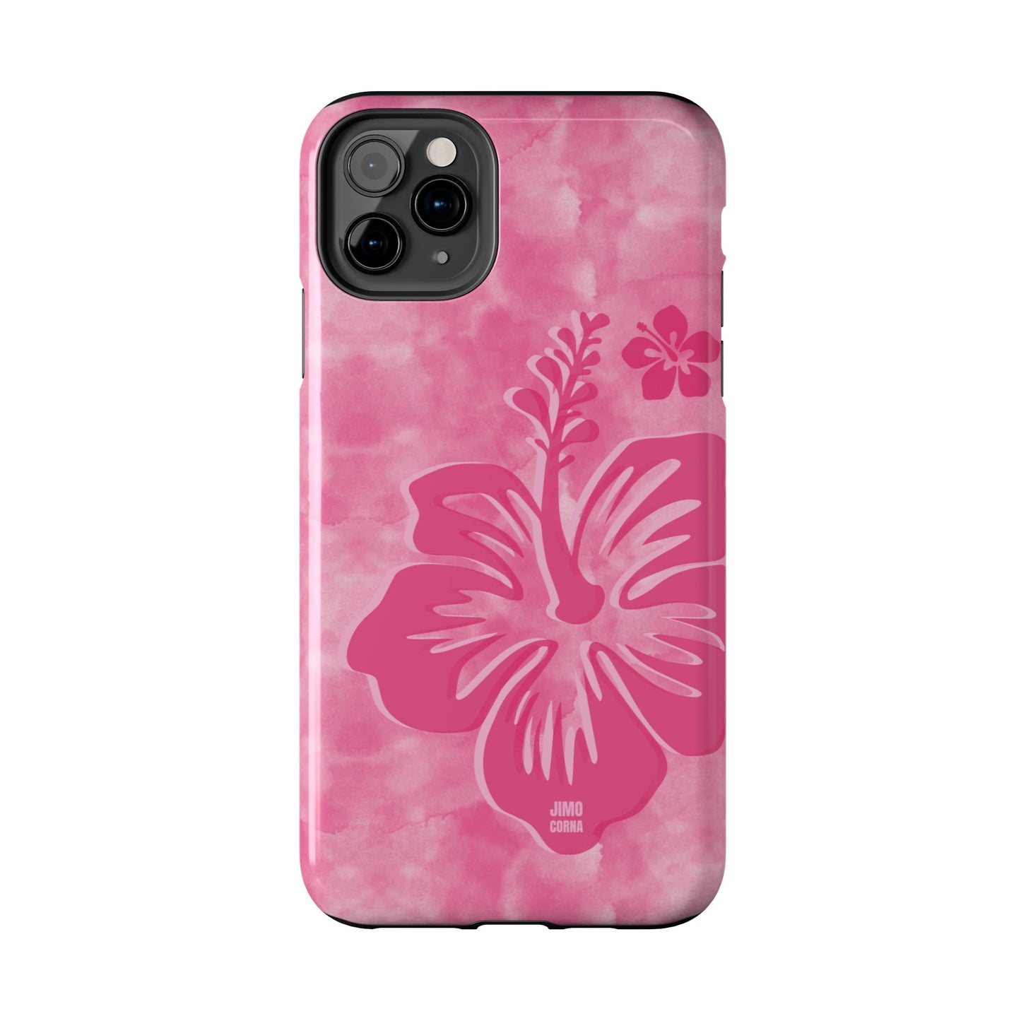 Pink Tie-Dye Hibiscus