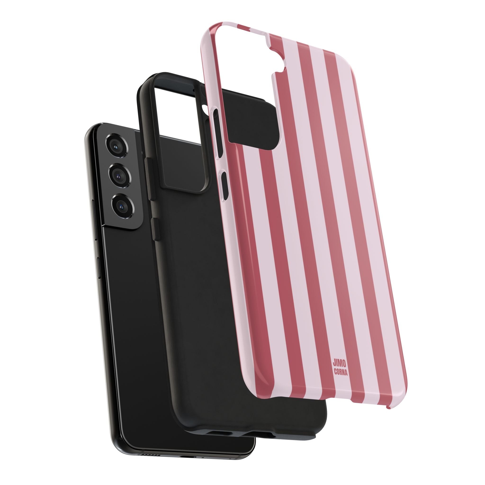Pink and Red Bold Stripes