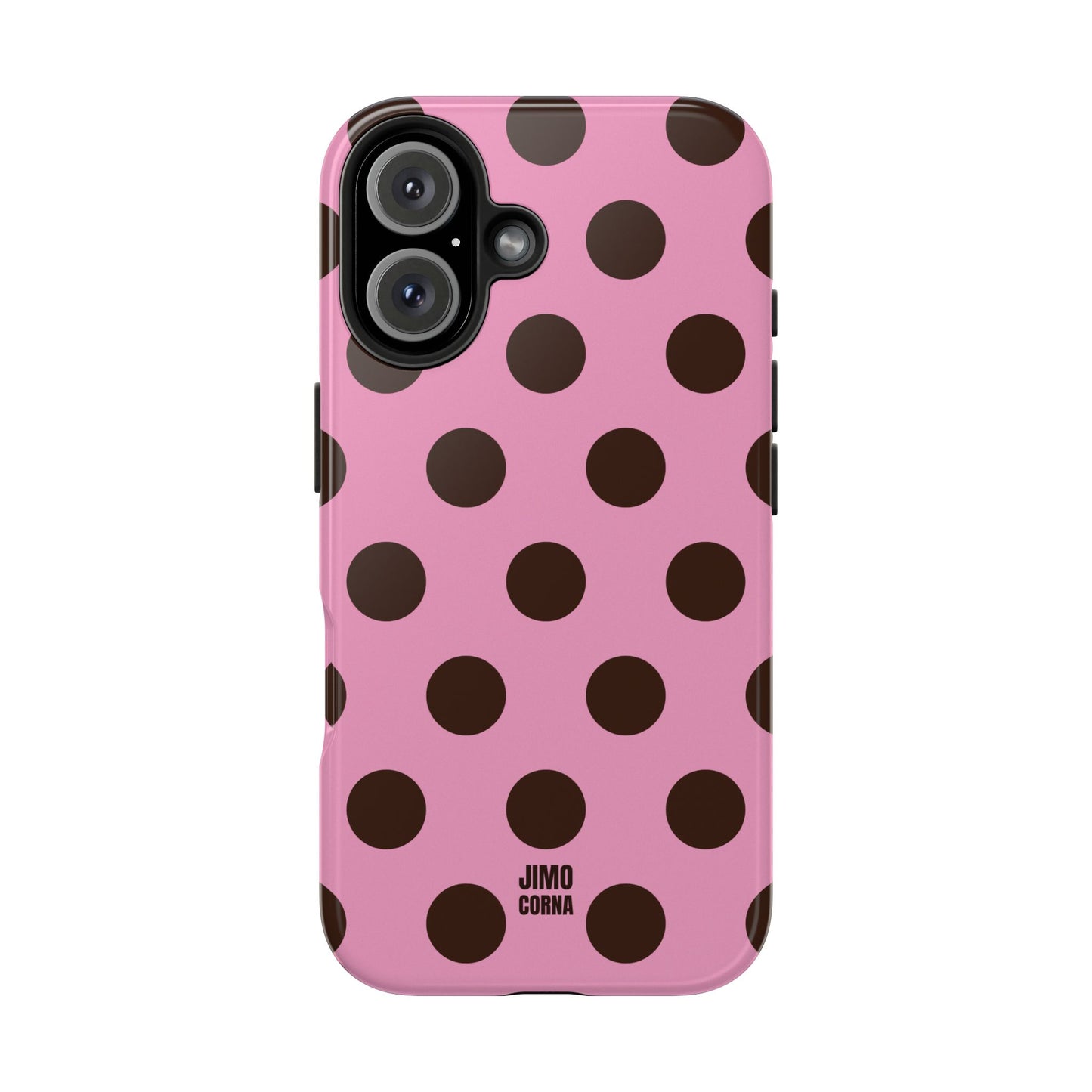 Big Polka Dot | Pink and Brown