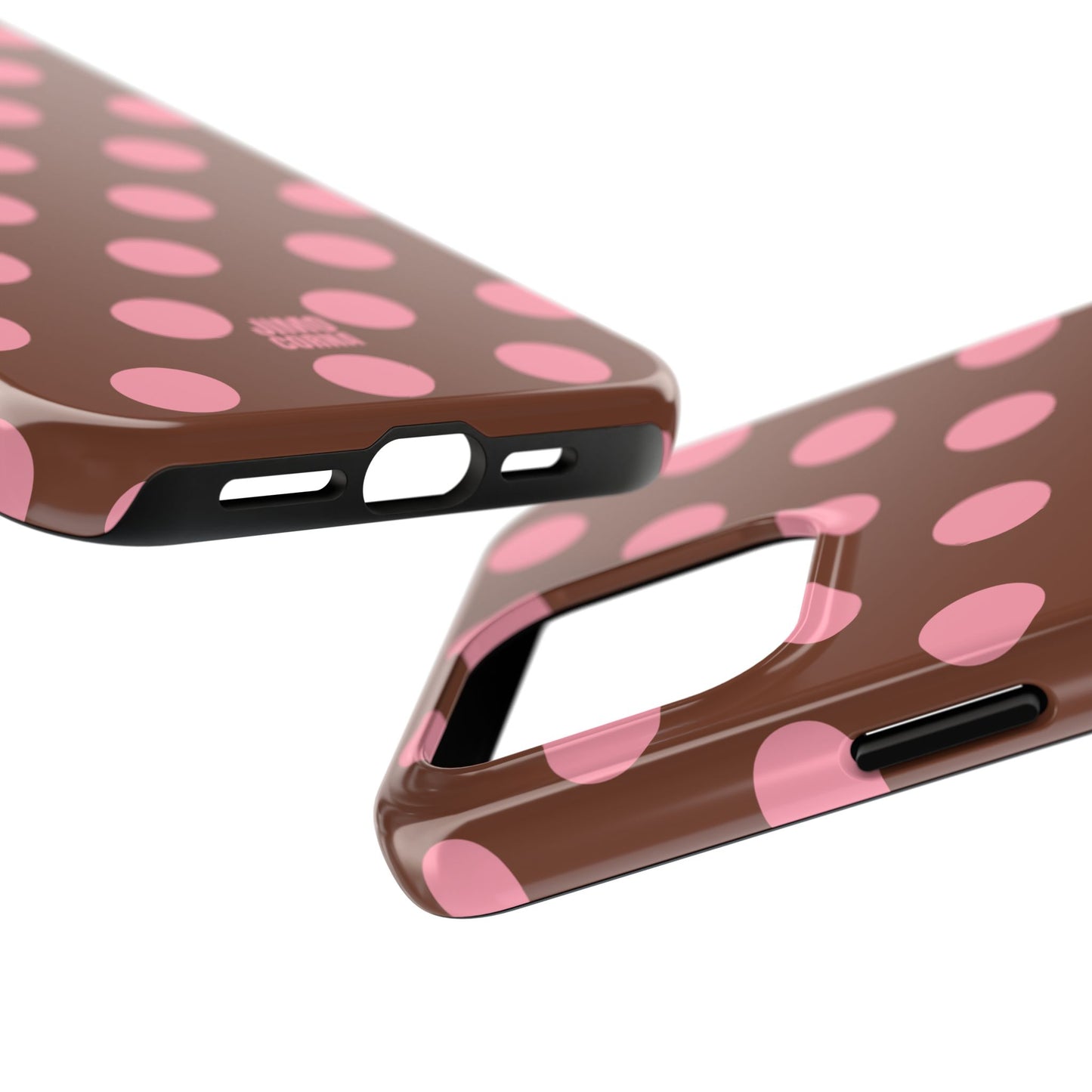 Big Polka Dot | Brown and Pink