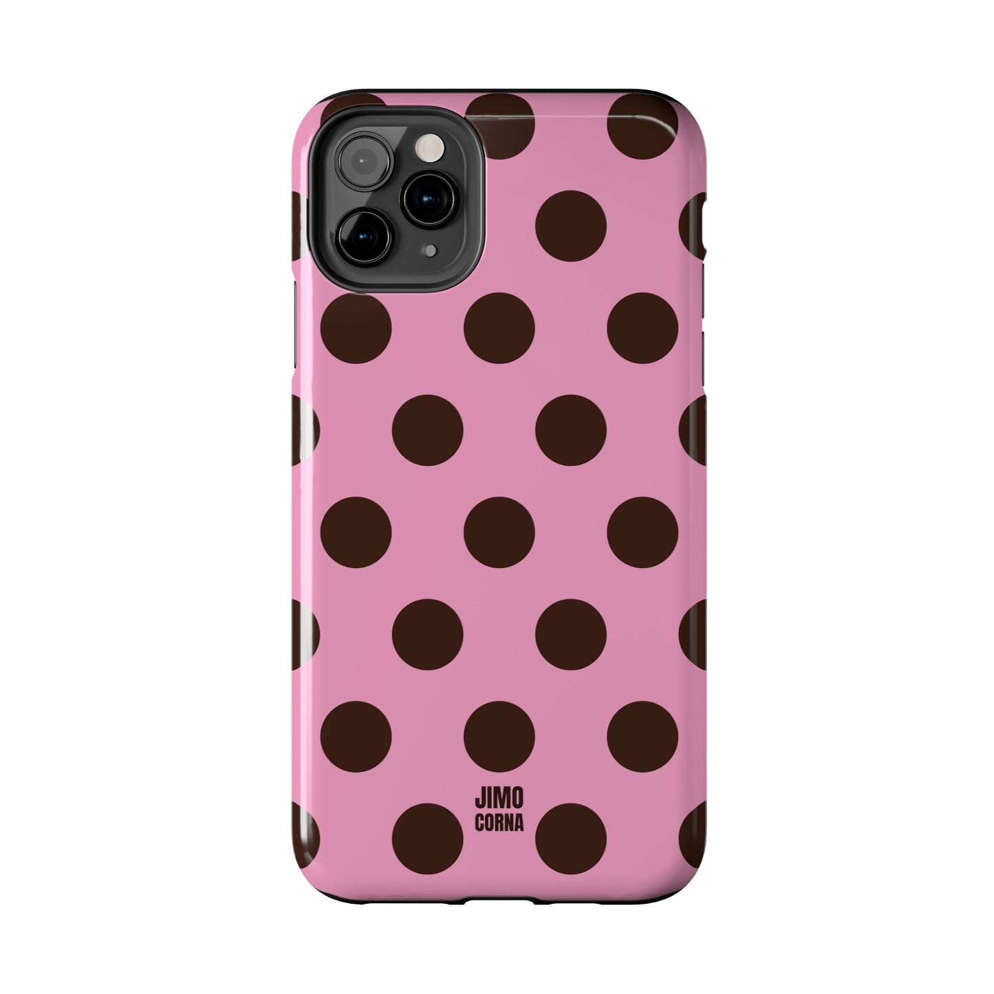 Big Polka Dot | Pink and Brown