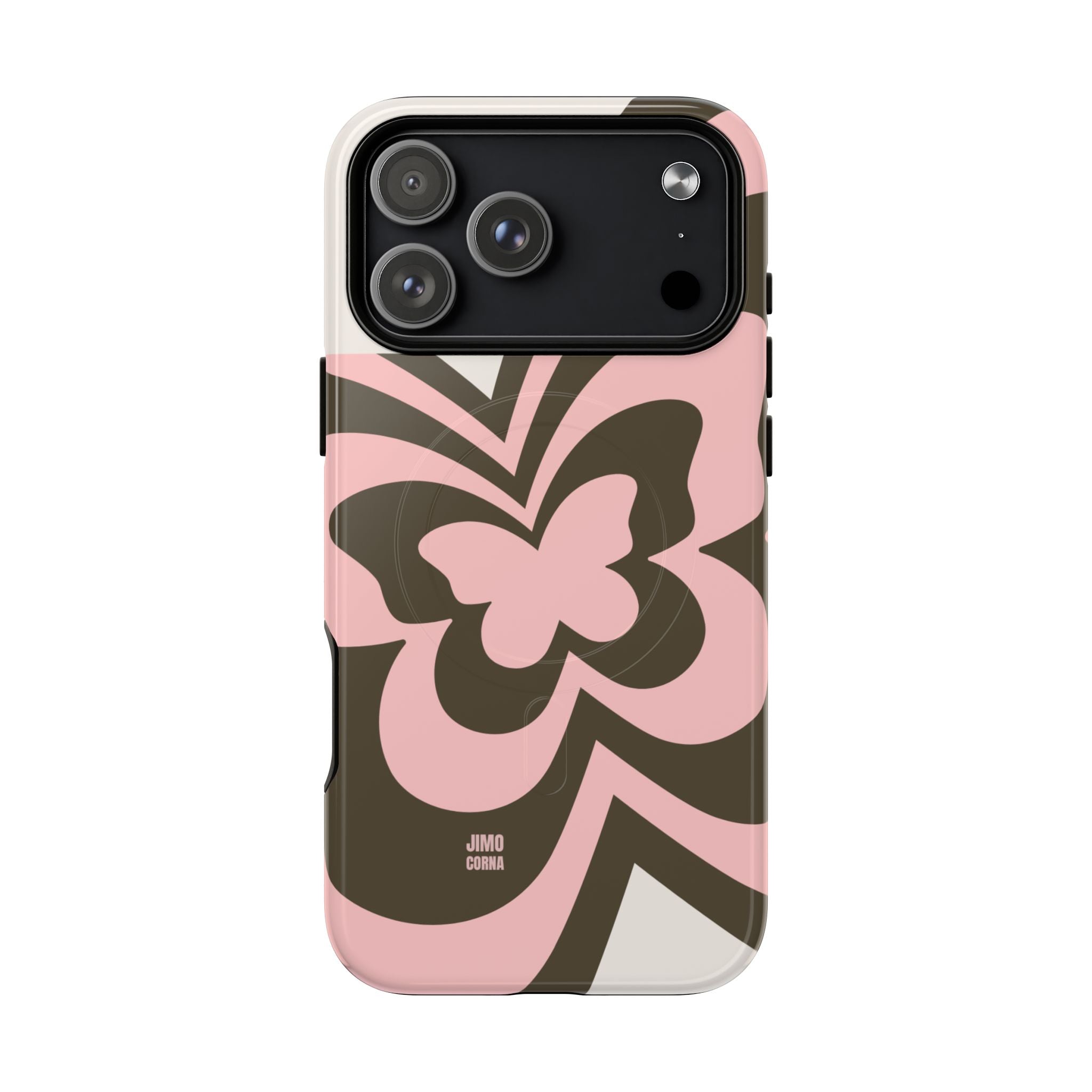 Pink Retro Butterfly