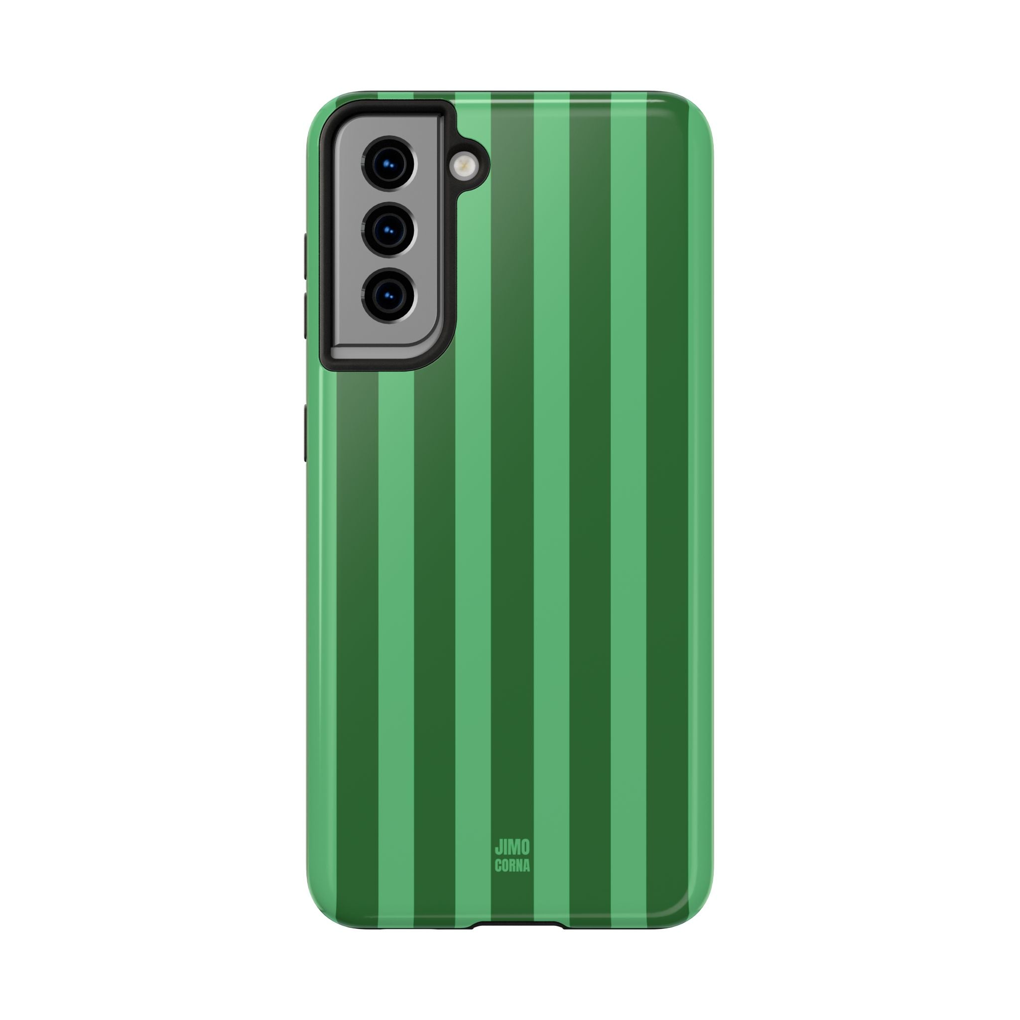 Olive Green Bold Stripes