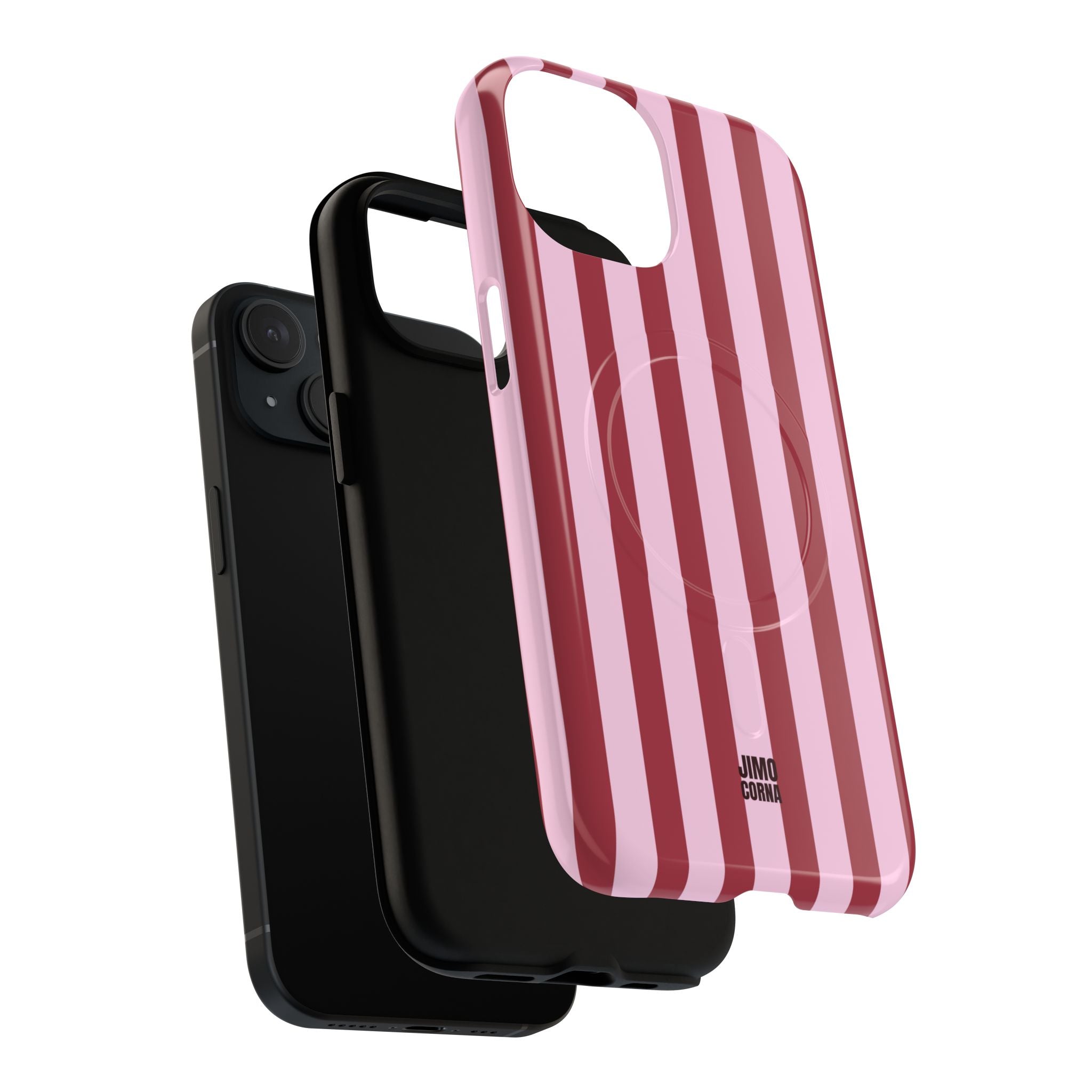 Pink and Red Bold Stripes