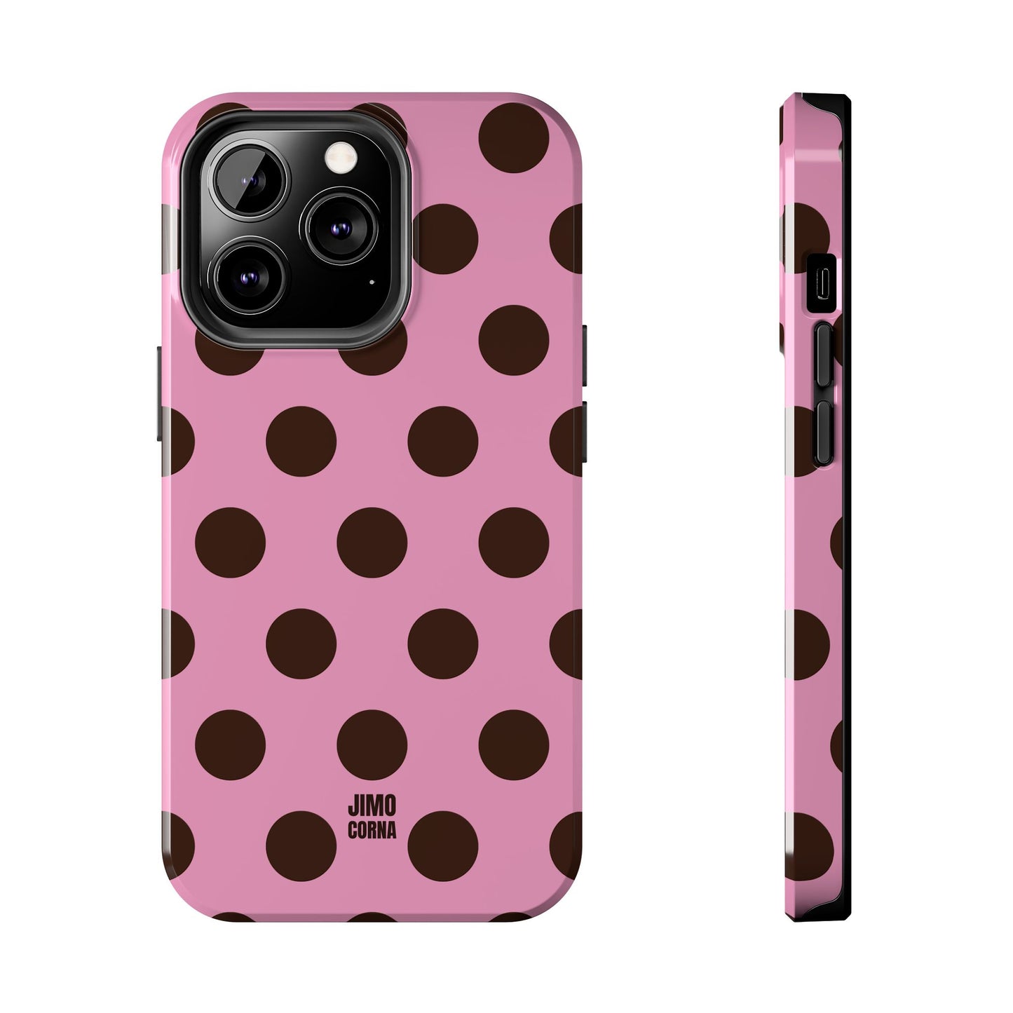Big Polka Dot | Pink and Brown