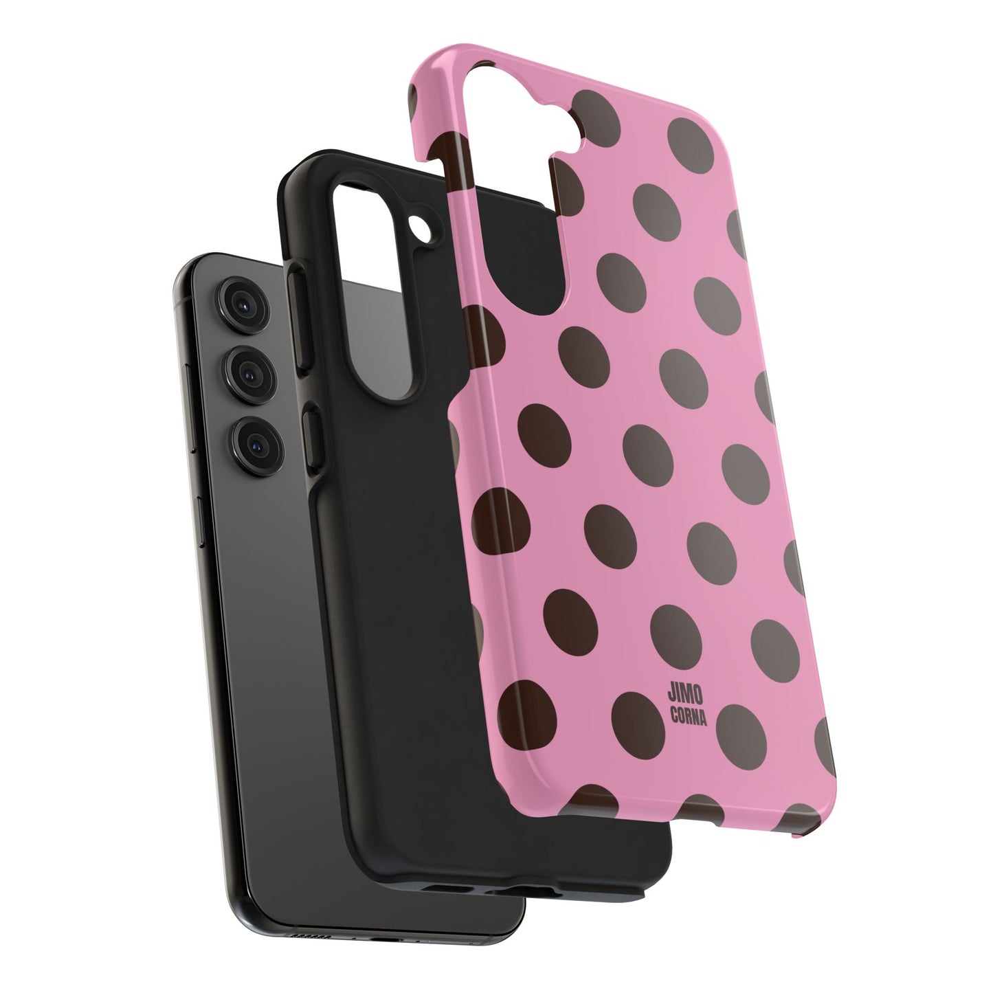 Big Polka Dot | Pink and Brown