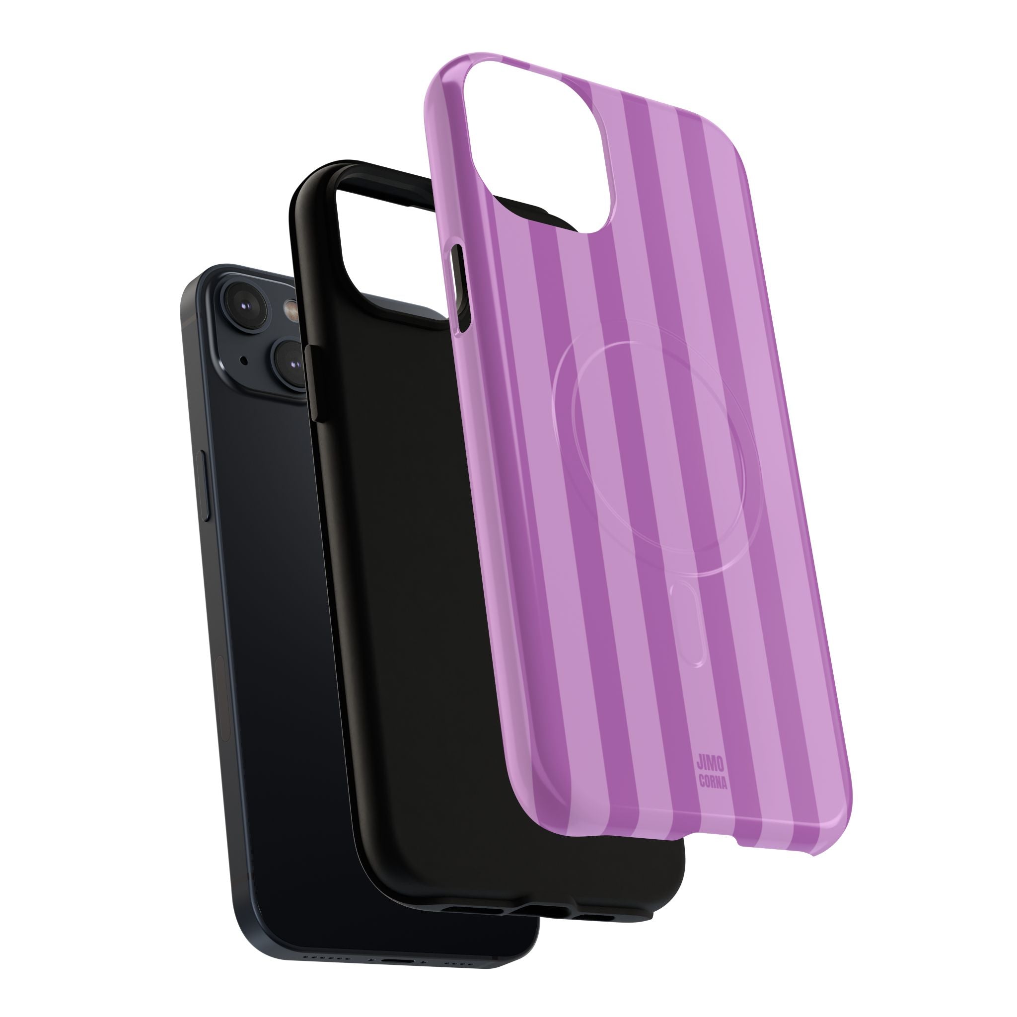 Plum Bold Stripes