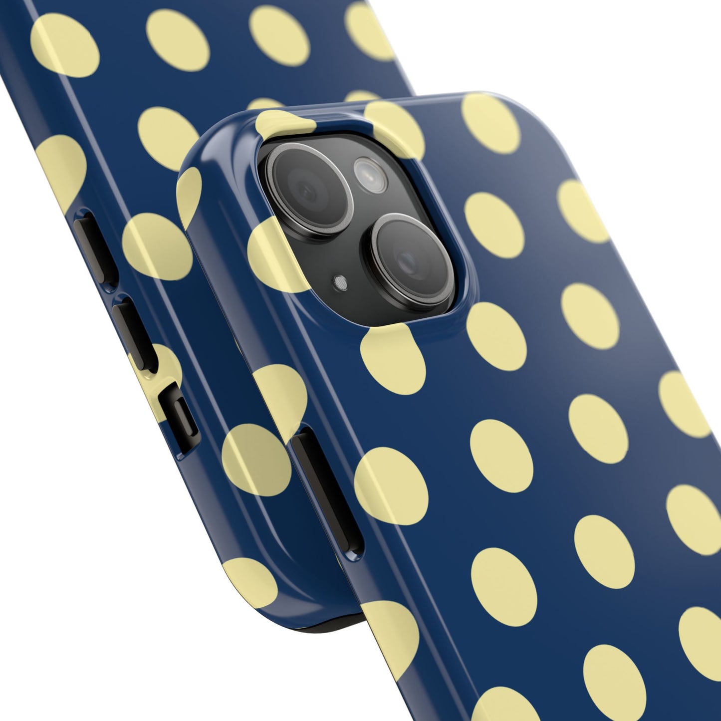 Big Polka Dot | Blue and Cream