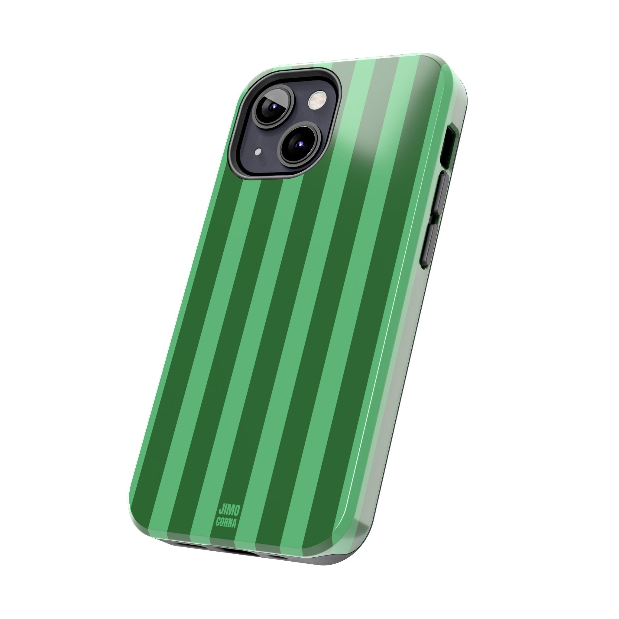 Olive Green Bold Stripes