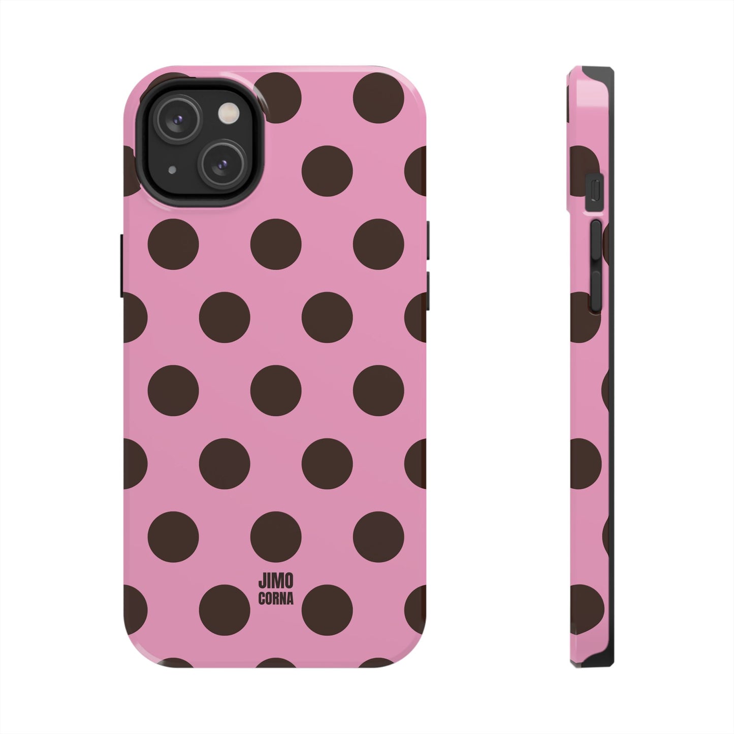 Big Polka Dot | Pink and Brown