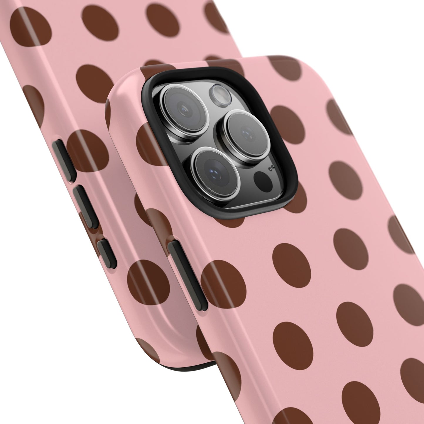 Big Polka Dot | Pink and Brown
