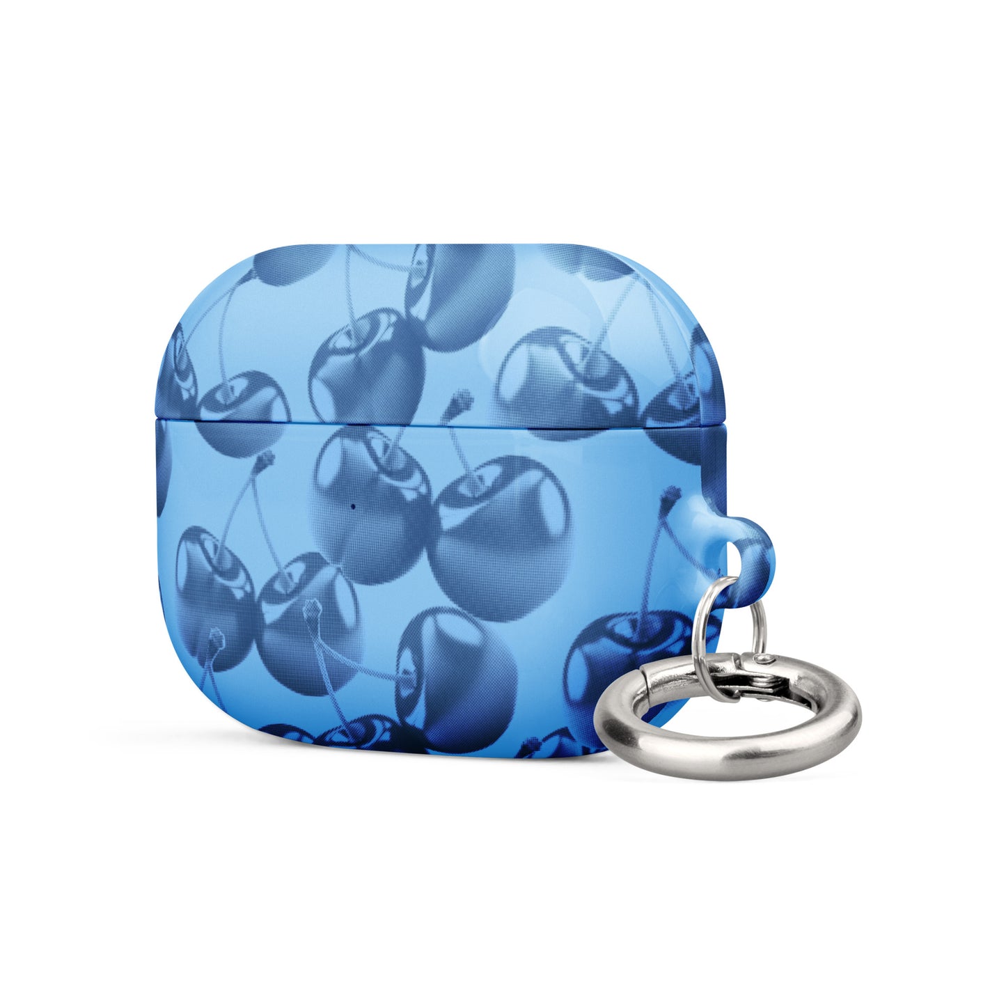 Blue Retro Cherries