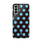 Big Polka Dot | Brown and Blue