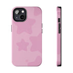 Baby Pink Bold Stars