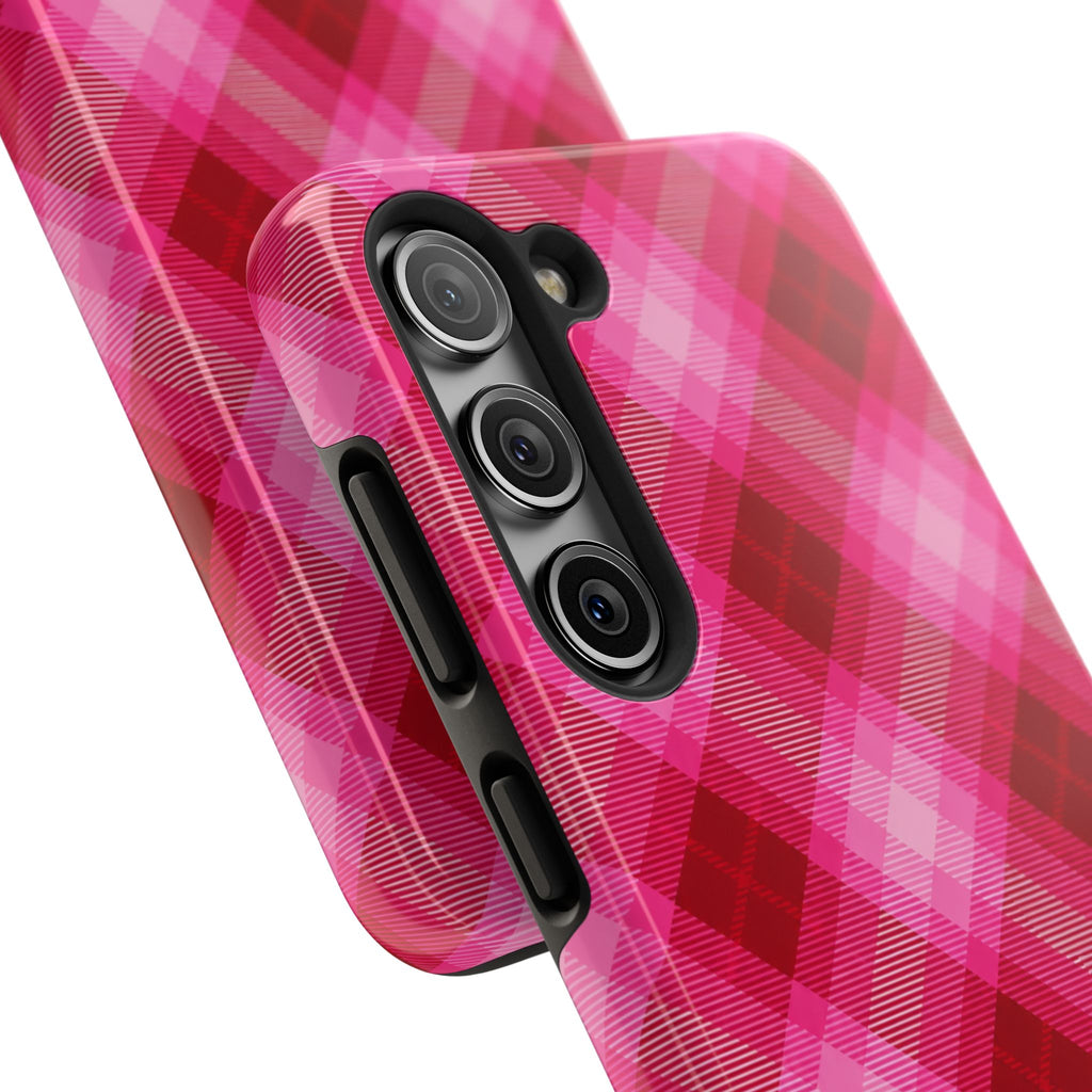 Pink Picnic Plaid Samsung Galaxy Case