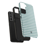 Farm Gingham Samsung Galaxy Case | Blue