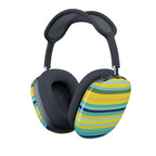 Blue Lemon Stripe AirPods Max Covers