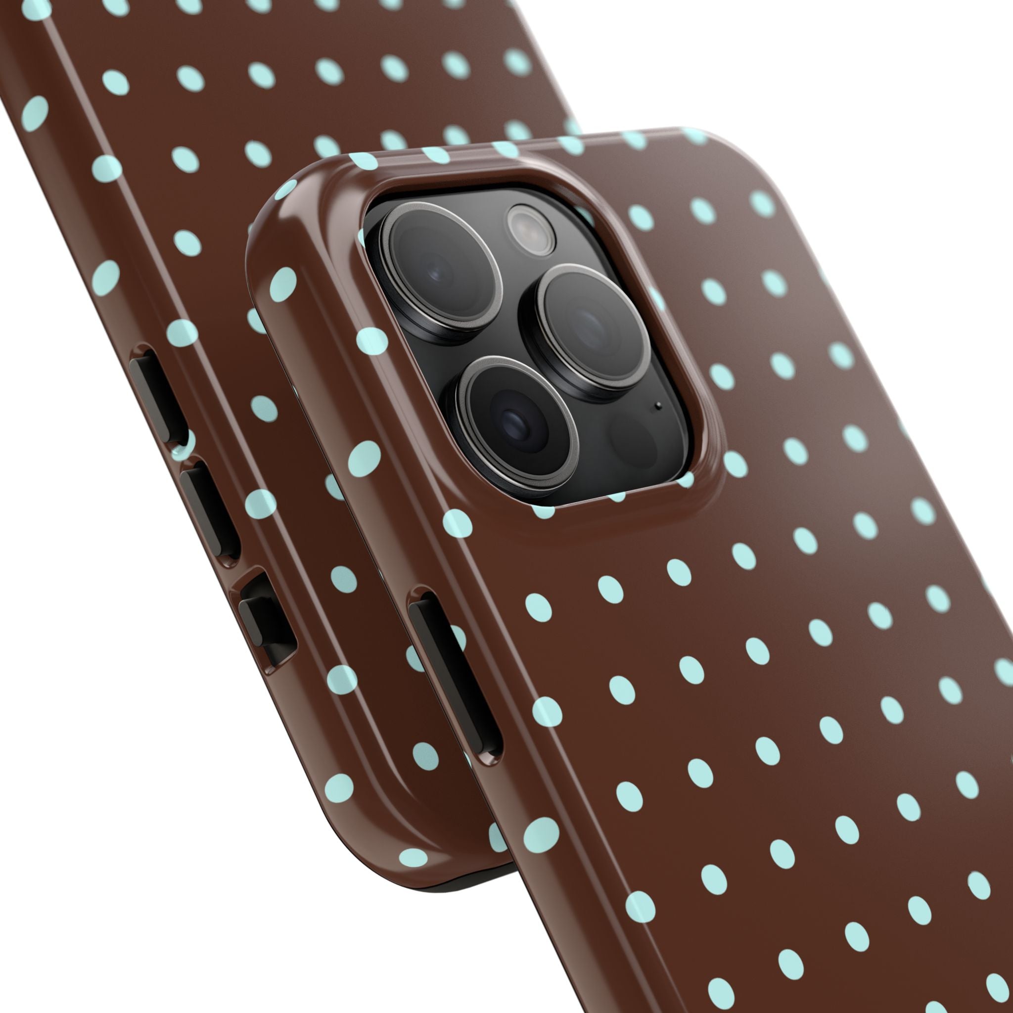 Polka Dot | Brown and Blue