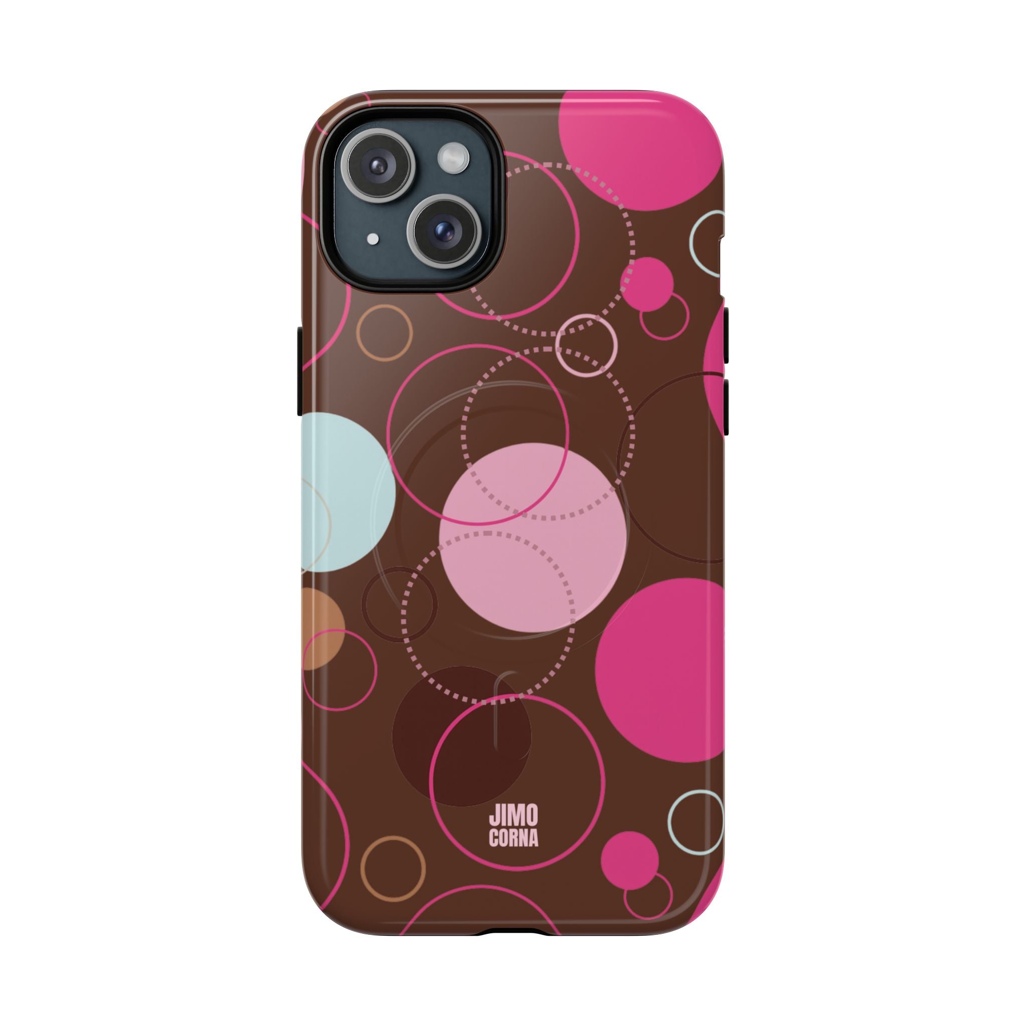 Spiral Pop MagSafe iPhone Case | Brown