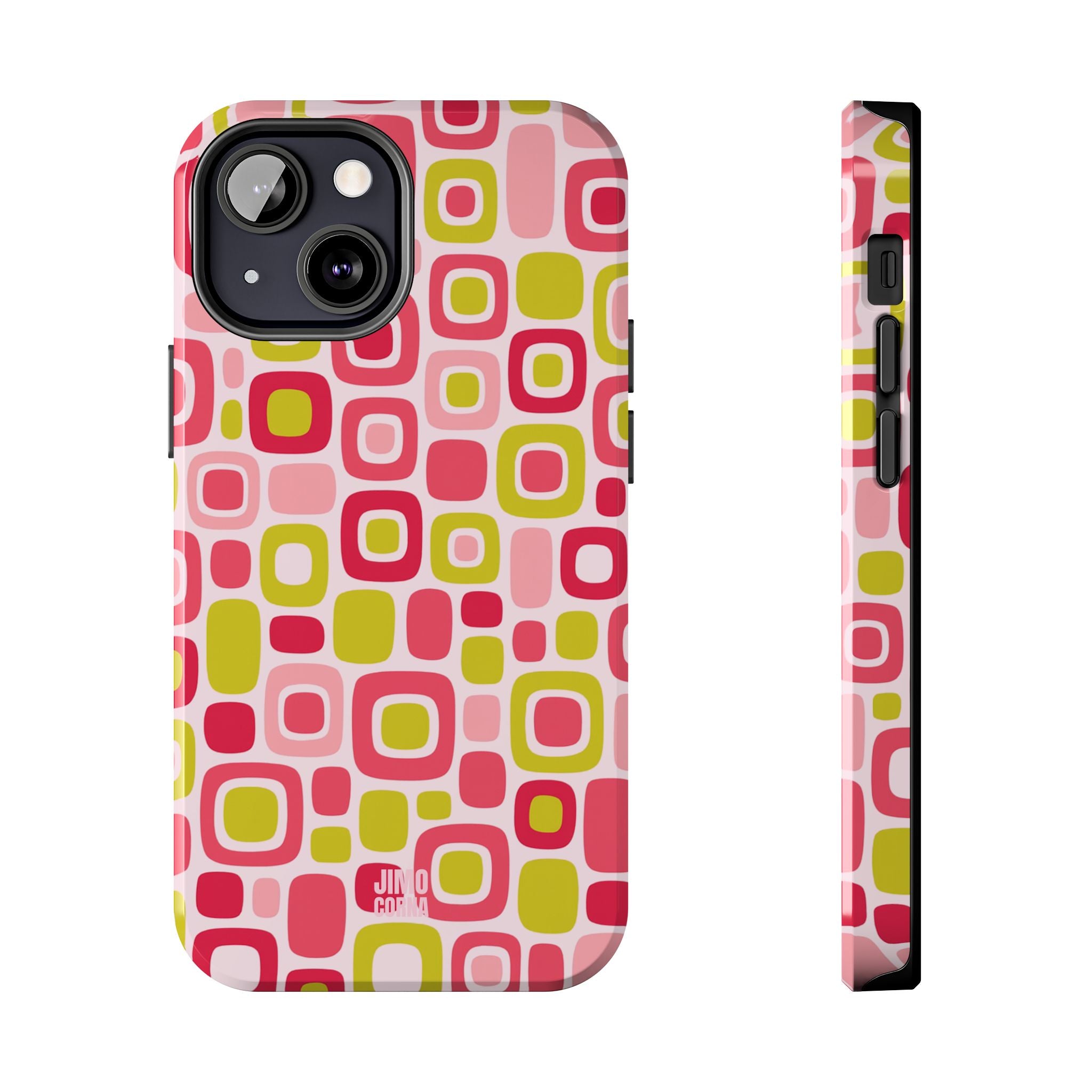 Bubble Pop Geometry iPhone Case