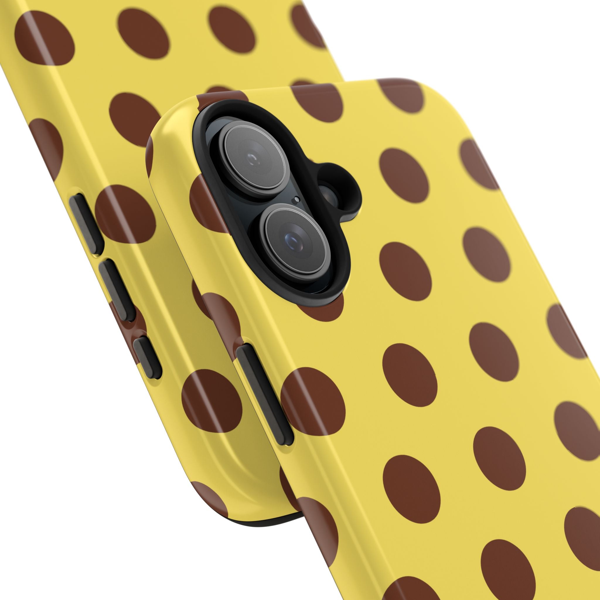Big Polka Dot | Yellow and Brown
