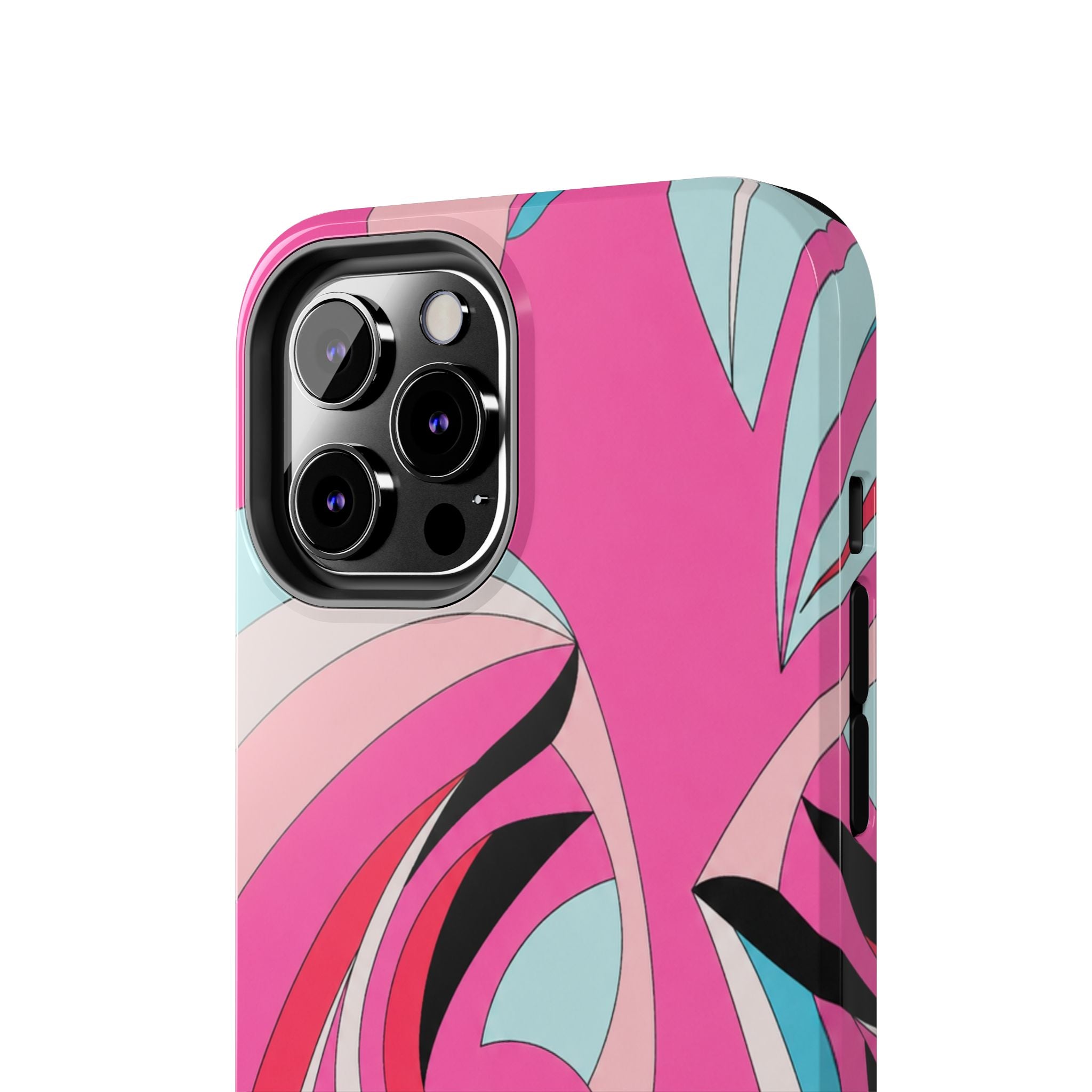 Pink Tropic Swirl iPhone Case