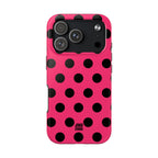 Big Polka Dot | Hot Pink and Black