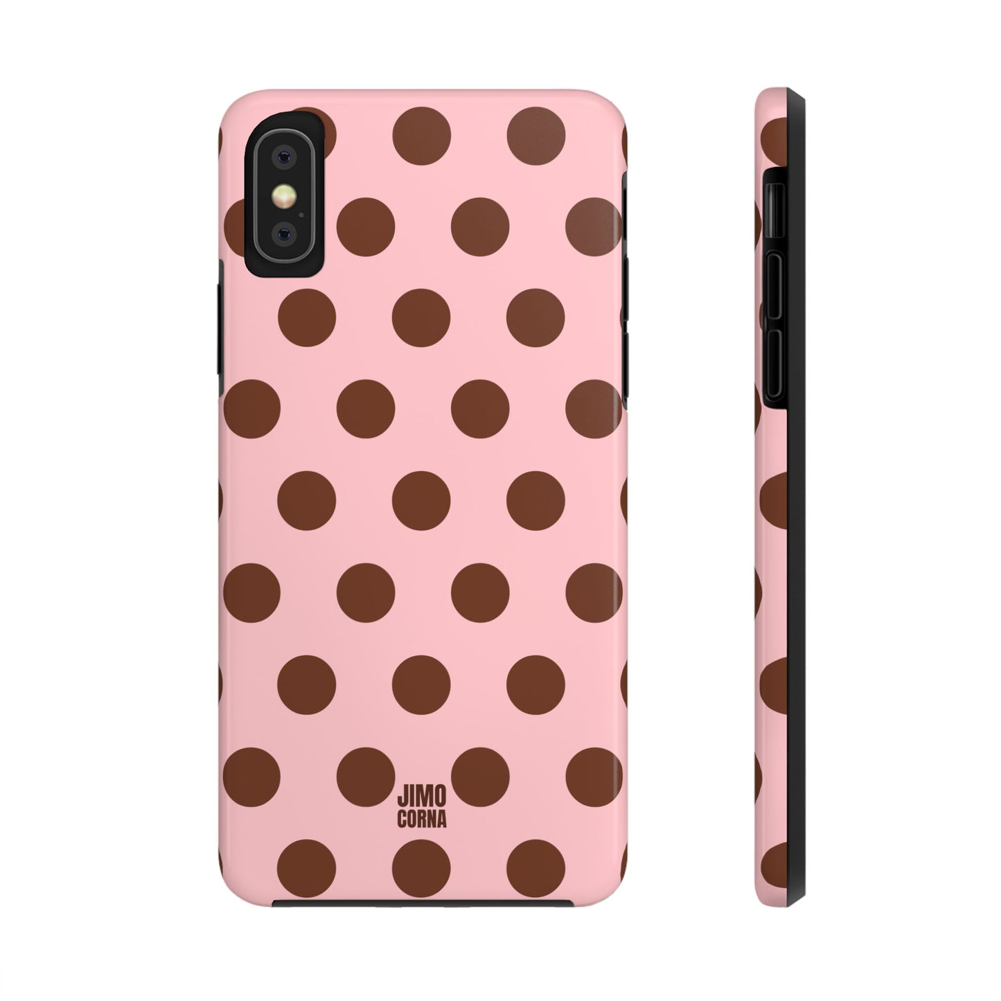 Big Polka Dot | Pink and Brown