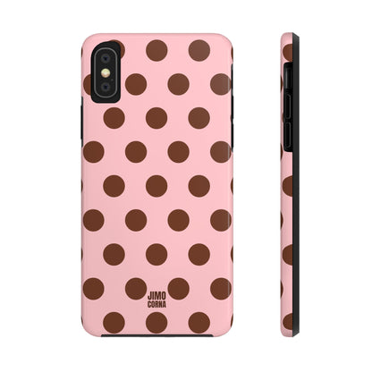Big Polka Dot | Pink and Brown