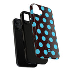 Big Polka Dot | Brown and Blue