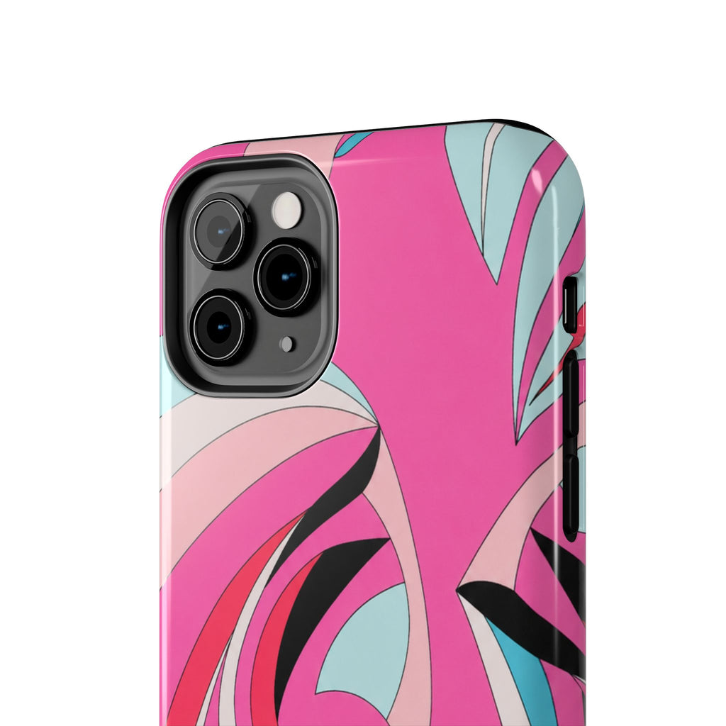 Pink Tropic Swirl iPhone Case
