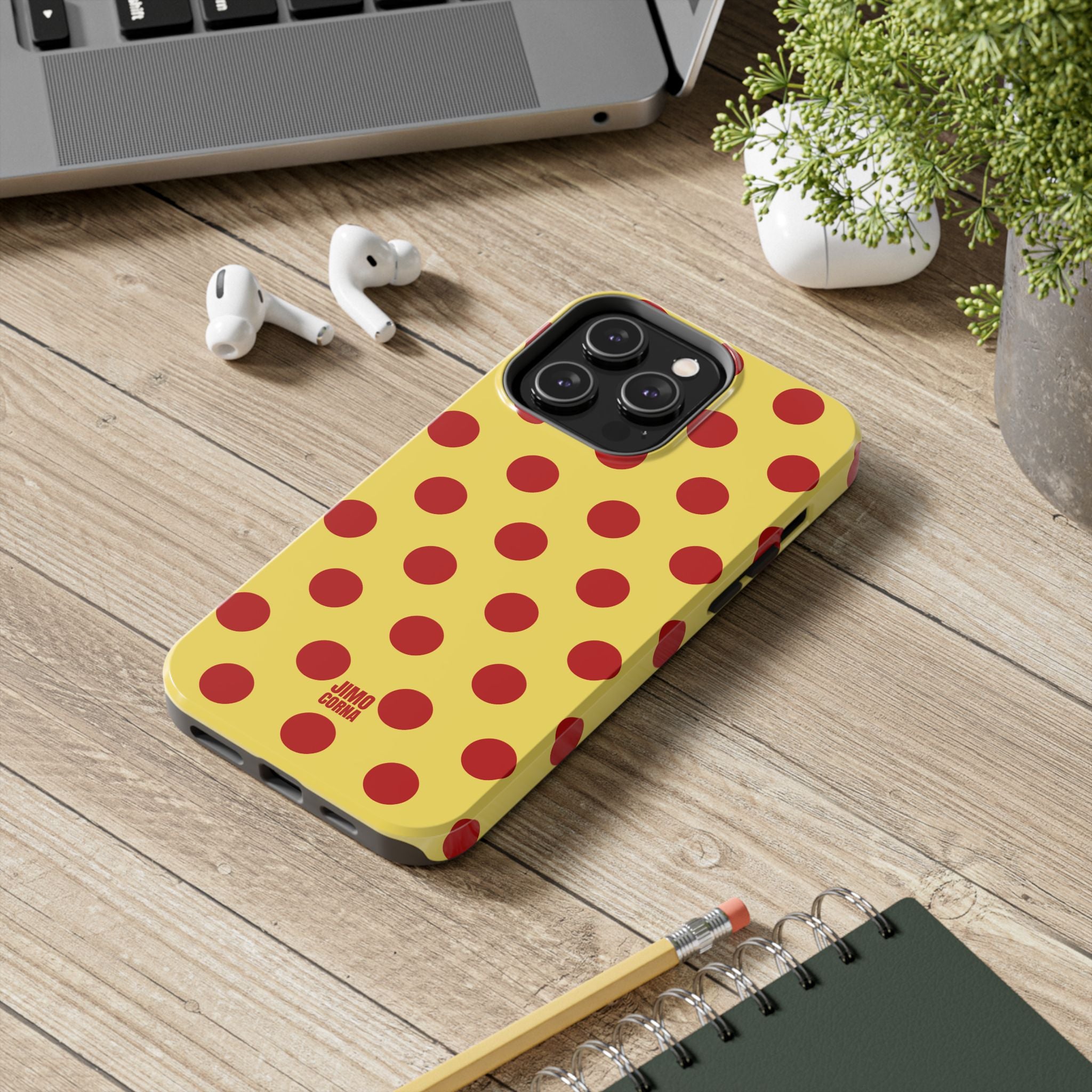 Big Polka Dot | Yellow and Red