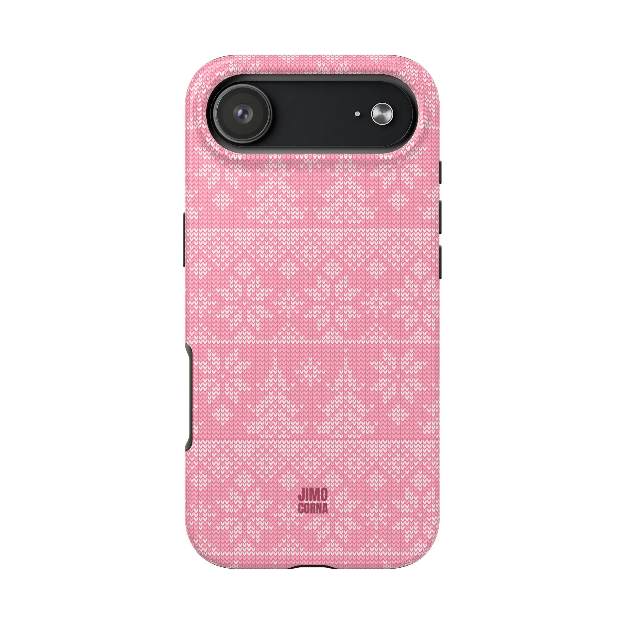 Holiday Knit | Pink iPhone Case