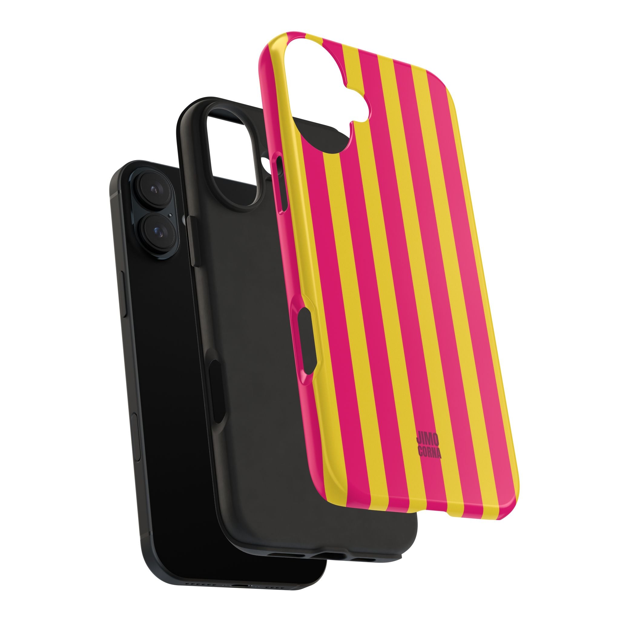 Pink and Yellow Bold Stripes