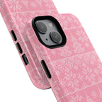 Holiday Knit | Pink MagSafe iPhone Case