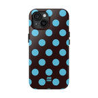 Big Polka Dot | Brown and Blue