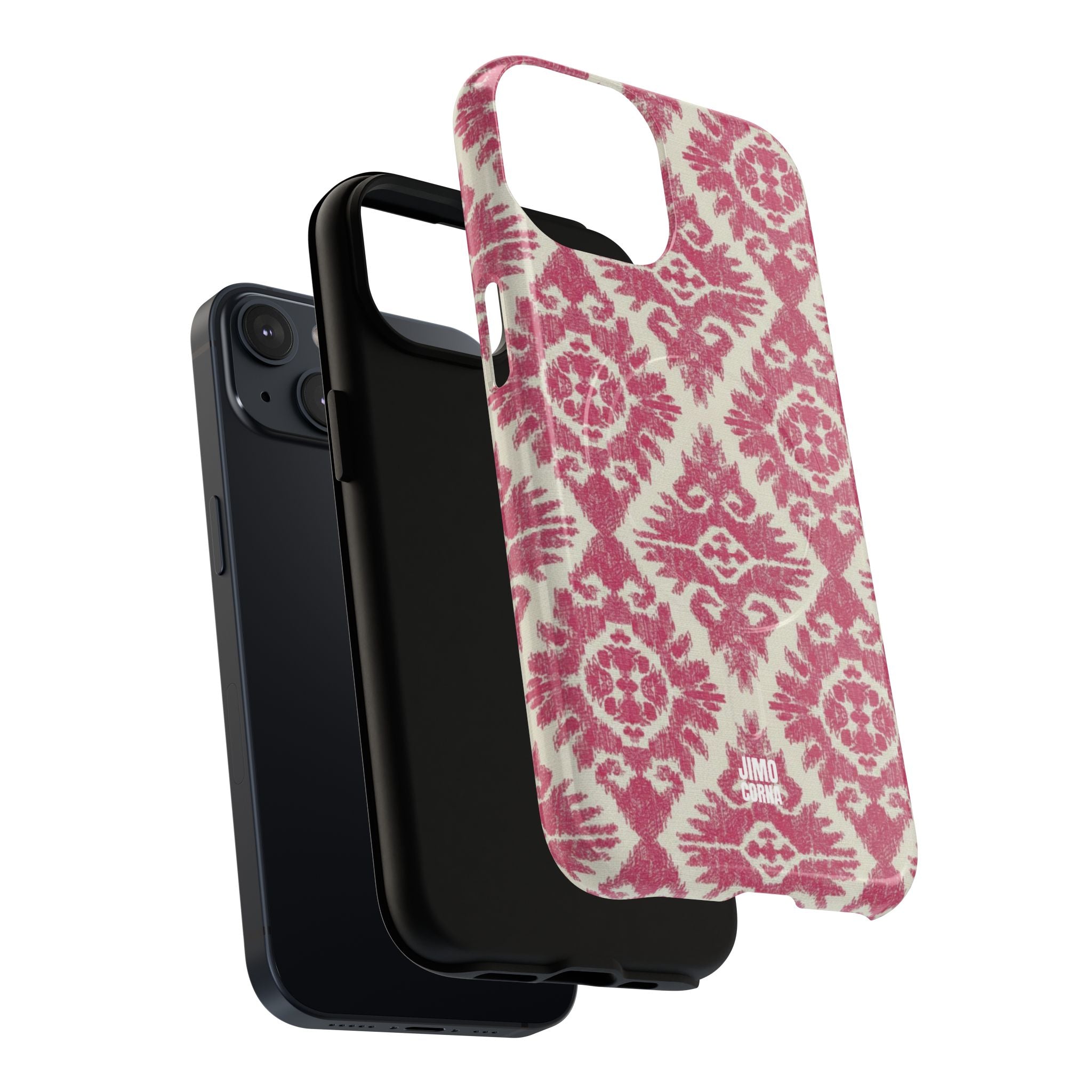 Damask MagSafe iPhone Case | Pink