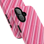 Angelina Stripes | Hot Pink - MagSafe iPhone Case