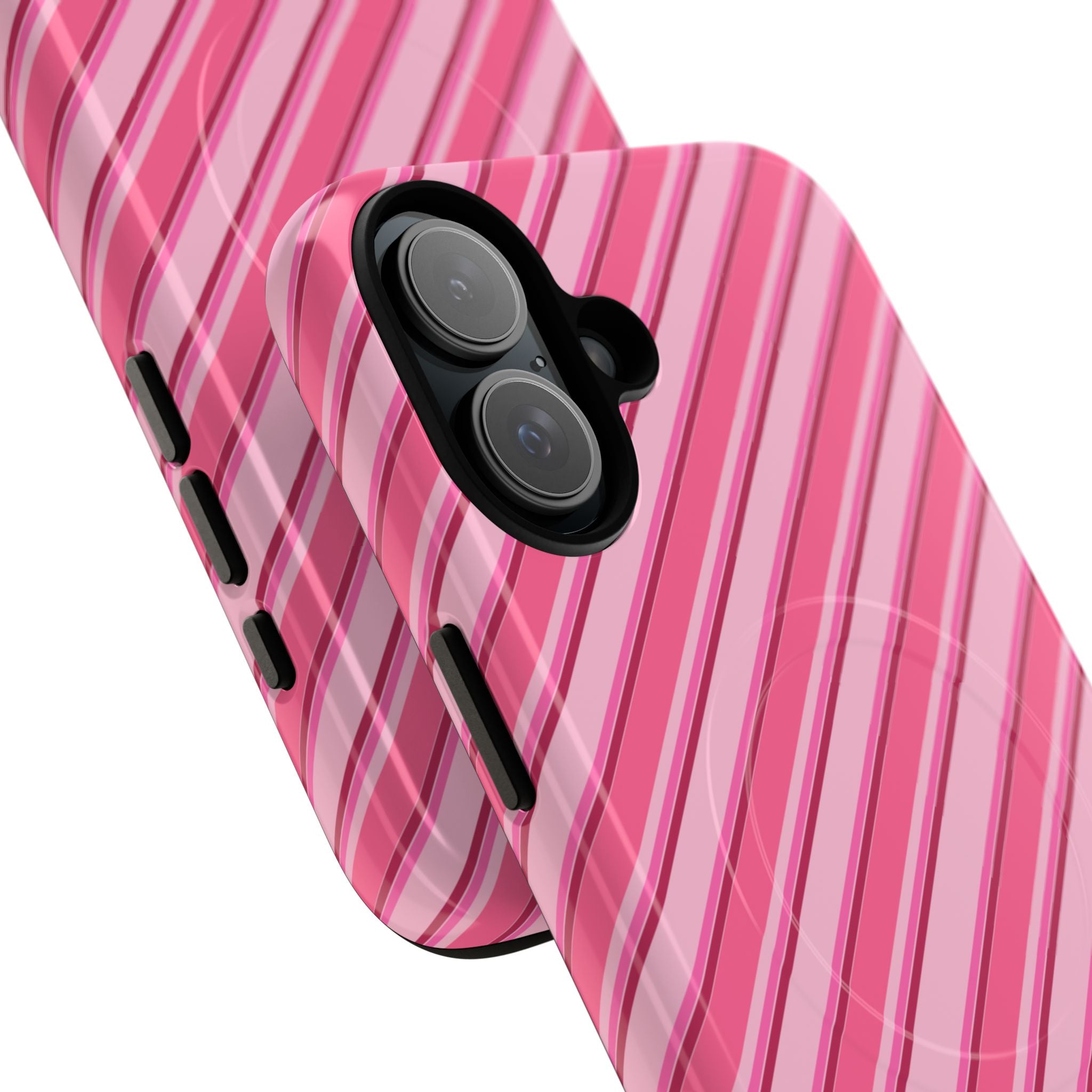 Angelina Stripes | Hot Pink - MagSafe iPhone Case