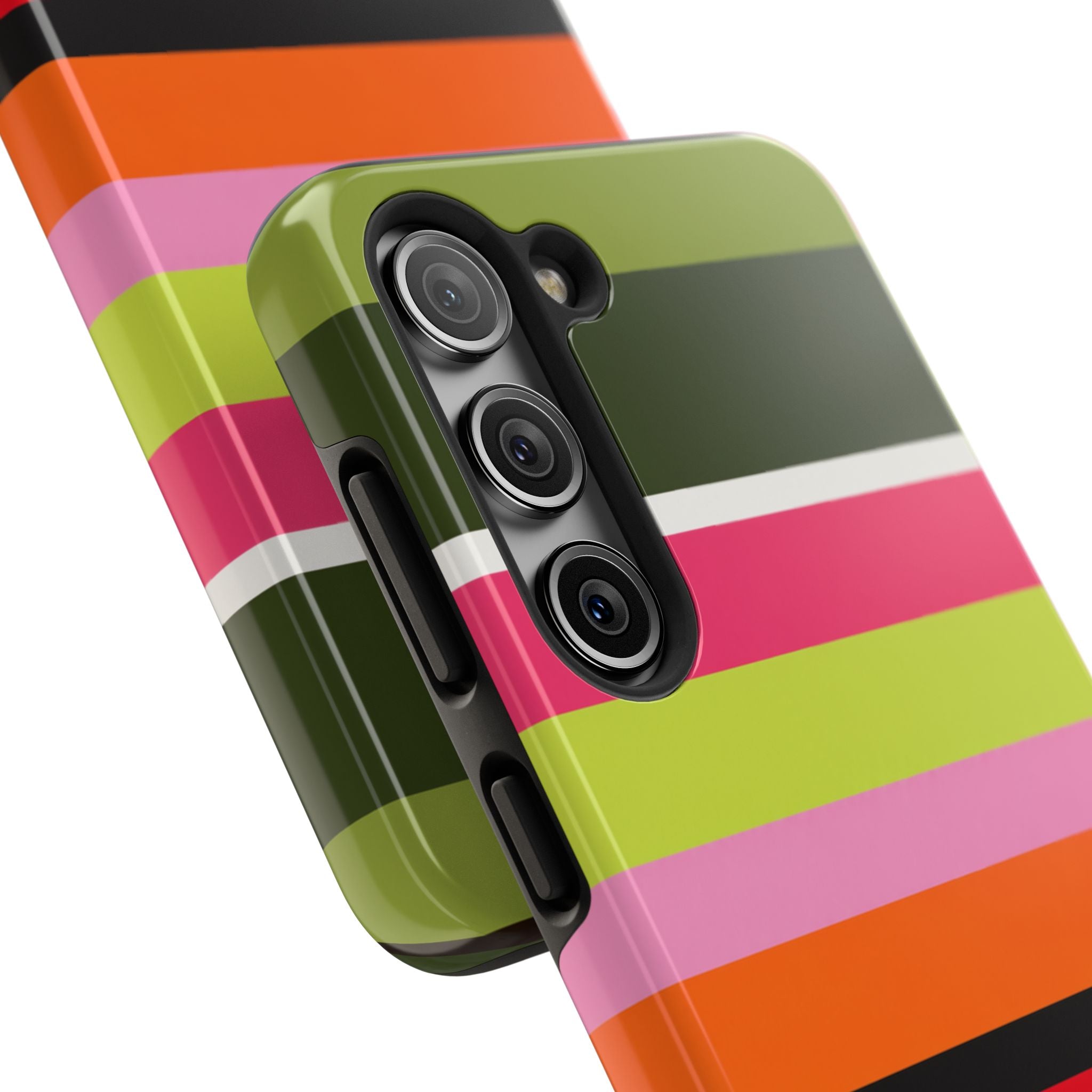 Berry Citrus Stripe Samsung Galaxy Case