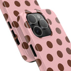 Big Polka Dot | Pink and Brown